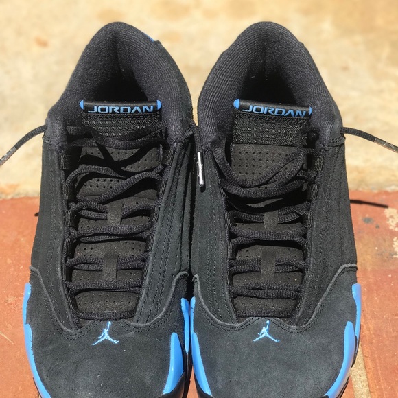 Air Jordan Retro 14 Black/ University Blue 
Size 8 main image 4